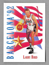 LARRY BIRD 1992 SKYBOX USA BASKETBALL BARCELONA' 92 INSERT CARD #531 HOF