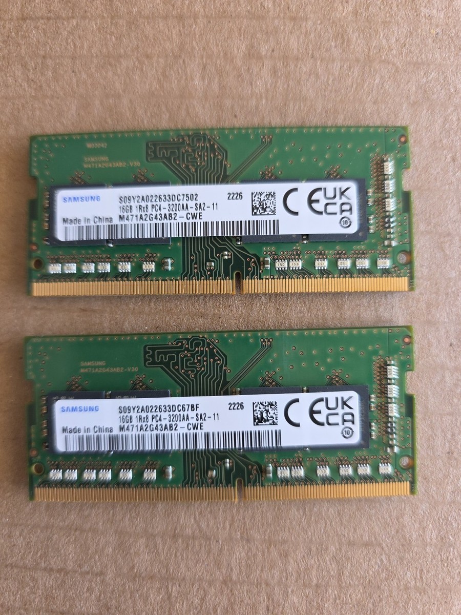送料無料】SAMSUNG PC4-3200AA(DDR4) SO-DIMM 32GB2枚組 Samsung DDR4