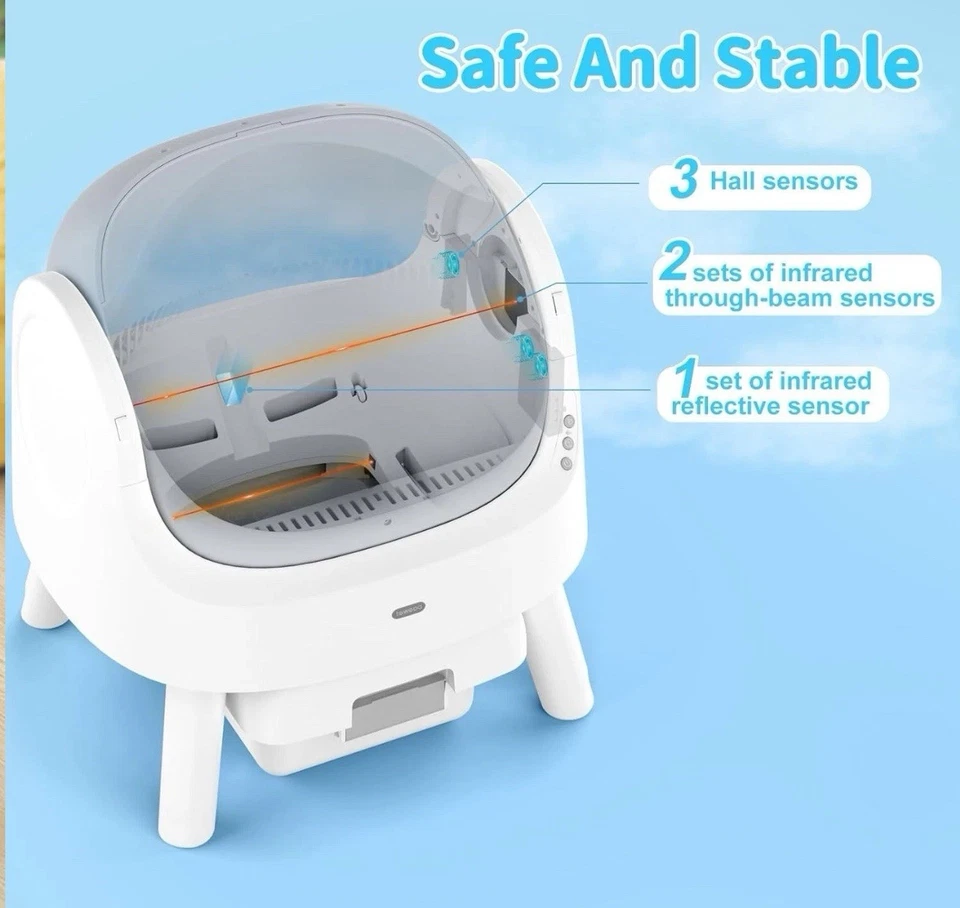 USED Autoscooper 11 Self Cleaning Cat Litter Box, Automatic Cat Litter Box - Image 3 of 4