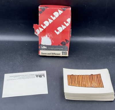 Lernentwicklungshilfen LDA Set 119 gleiche und verschiedene Karten Behindertenhilfe