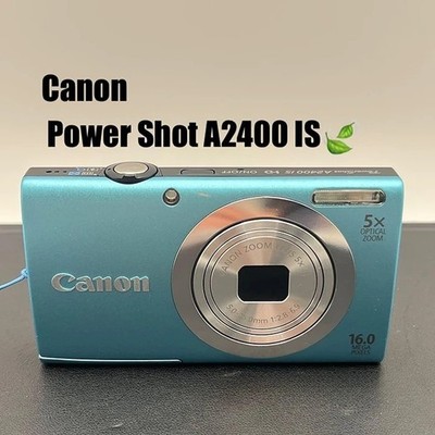 Canon PowerShot A2400 IS 16.0MP Digital Camera - Blue for sale