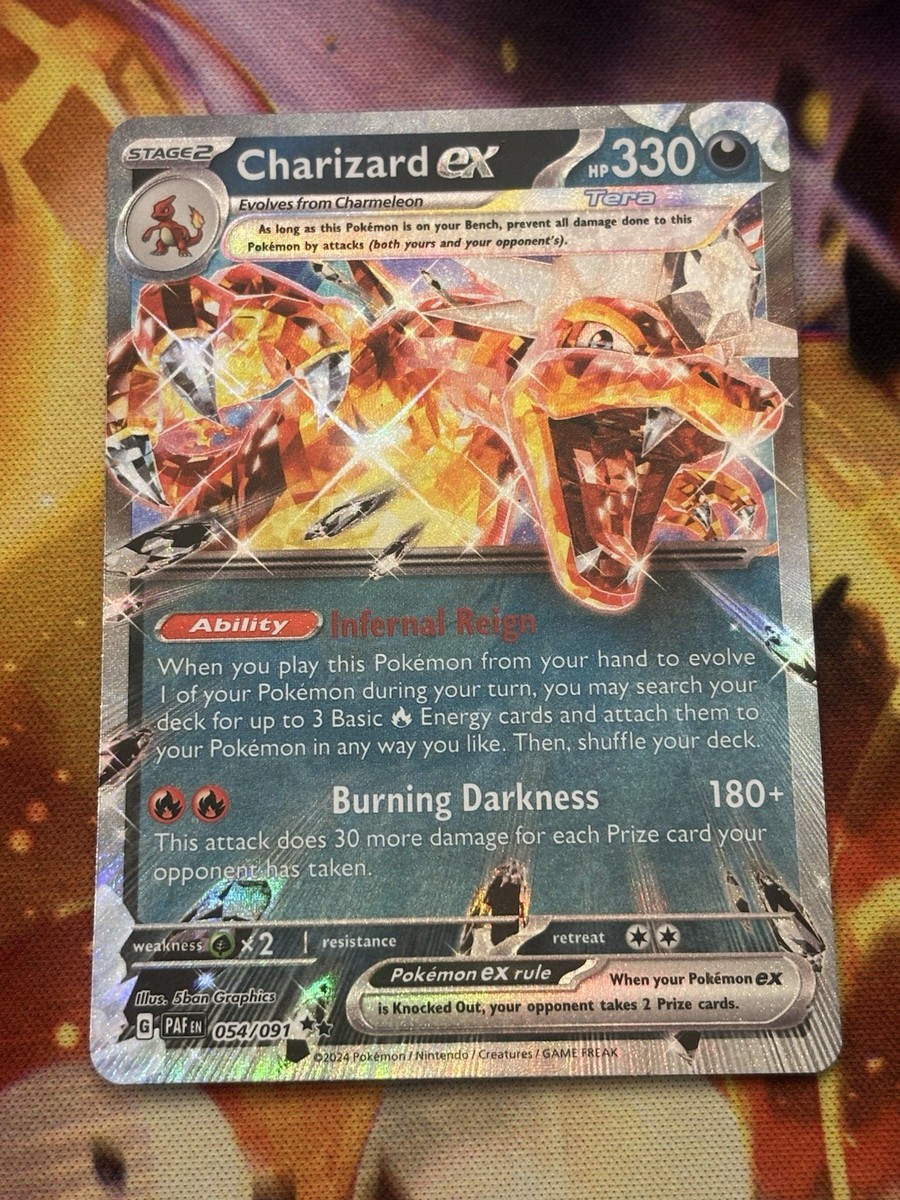 Charizard ex (Paldean Fates 54/91) double rare Pokemon TCG card | eBay