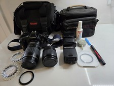 Canon ESO Rebel 35mm SRL Camera 70mm-210mm Zoom Lens 35mm-80mm Zoom Lens Flash