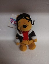 Disney Store Mini Bean Bag Plush Pilot Pooh 8" New W/ Tag