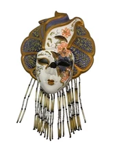 Madalena Venetian Small Full Face Mask Masquerade Mardi Gras