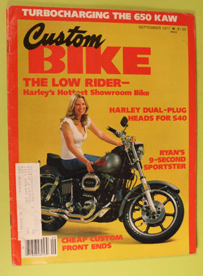 Custom Bike September 1977 Vintage High-Performance Custom Motorcycle Magazine