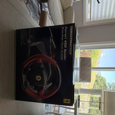 Thrustmaster Ferrari 458 Spider Wheel & Pedals Set Wired w/ Paddles Xbox One