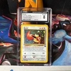 Eevee 11 - Holo SWIRL - CGC NM 8 - Black Star Promos Pokemon League -Pokemon TCG