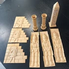 PLAYMOBIL VINTAGE  Egyptian Pyramid 4240 PLAYSET, Wall Plate, Pharaoh, Temple