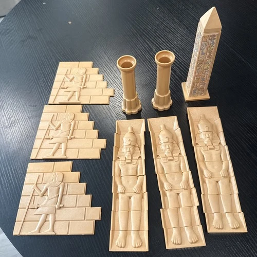 PLAYMOBIL VINTAGE  Egyptian Pyramid 4240 PLAYSET, Wall Plate, Pharaoh, Temple