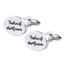 Wedding Cufflinks for Father of The Bride Groom Gifts for Dad on Wedding Day ...