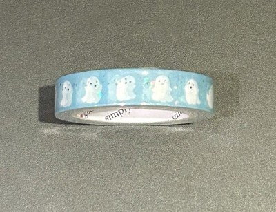 New Simply Gilded Ghosts Halloween Blue washi tape 10 mm