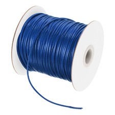 Dark Blue 2mm Waxed Cord 98 Yard Wax Bead Thread String for Jewelry Making