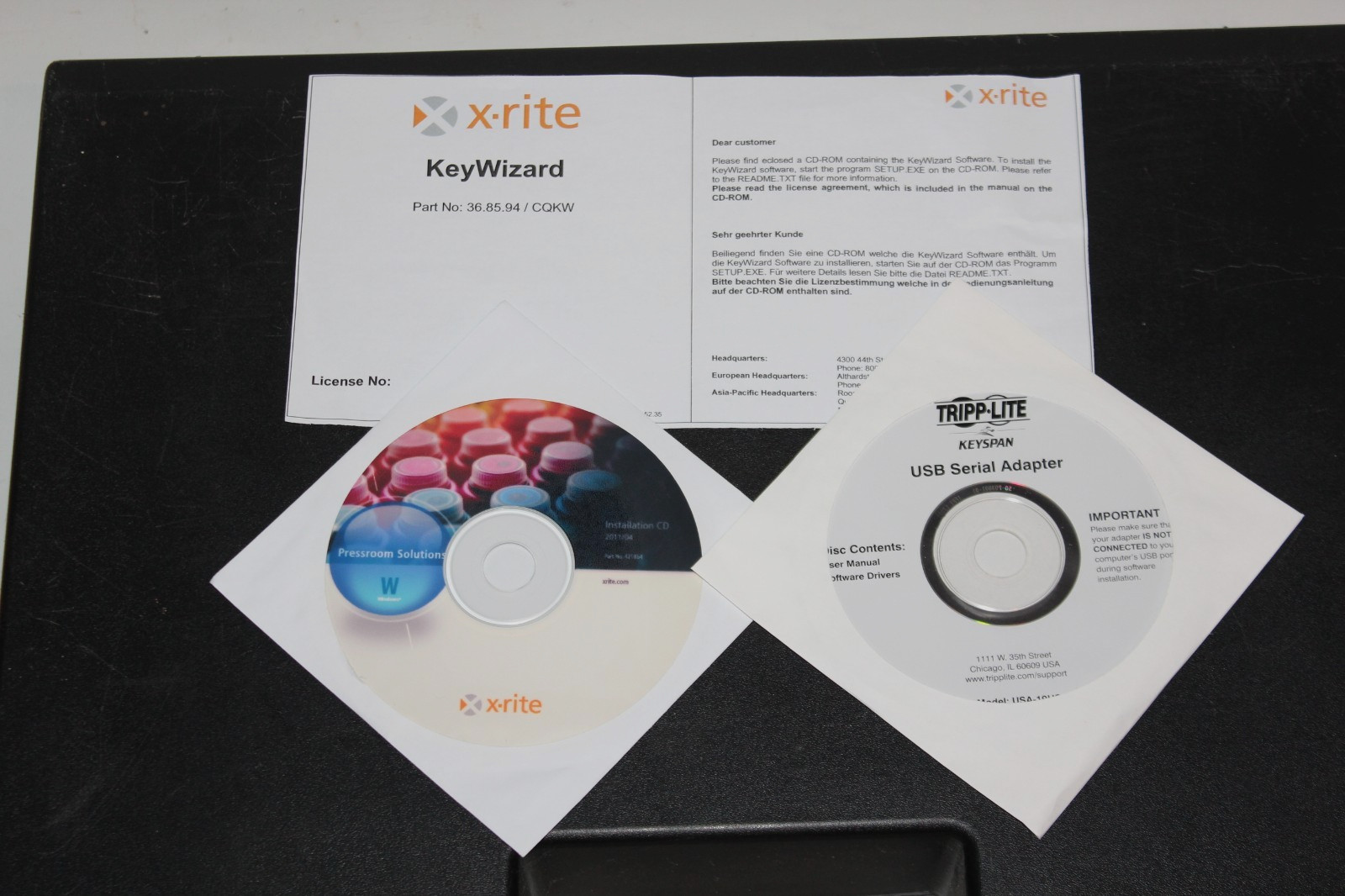 X-Rite SpectroEye XRGA GretagMacbeth L.a.b. , _ ΔE 2000, ISO E, Pantone Dot