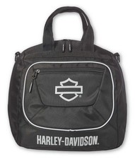 Bolso Casco Harley-Davidson Classic Bar & Shield Logo, Resistente Poliéster Negro