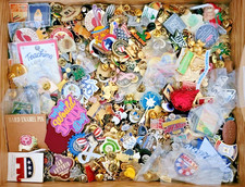 Lot 300 Vintage  Modern Lapel Pins Assorted Designs Themes Collectibles 1785