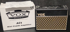VOX AC1 Mini Combo Amp Original Box Tested Works 9V Battery Required Excellent