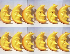 12 Vintage Man in Moon 1990s covers, New Old Stock. Party Lights String lighting