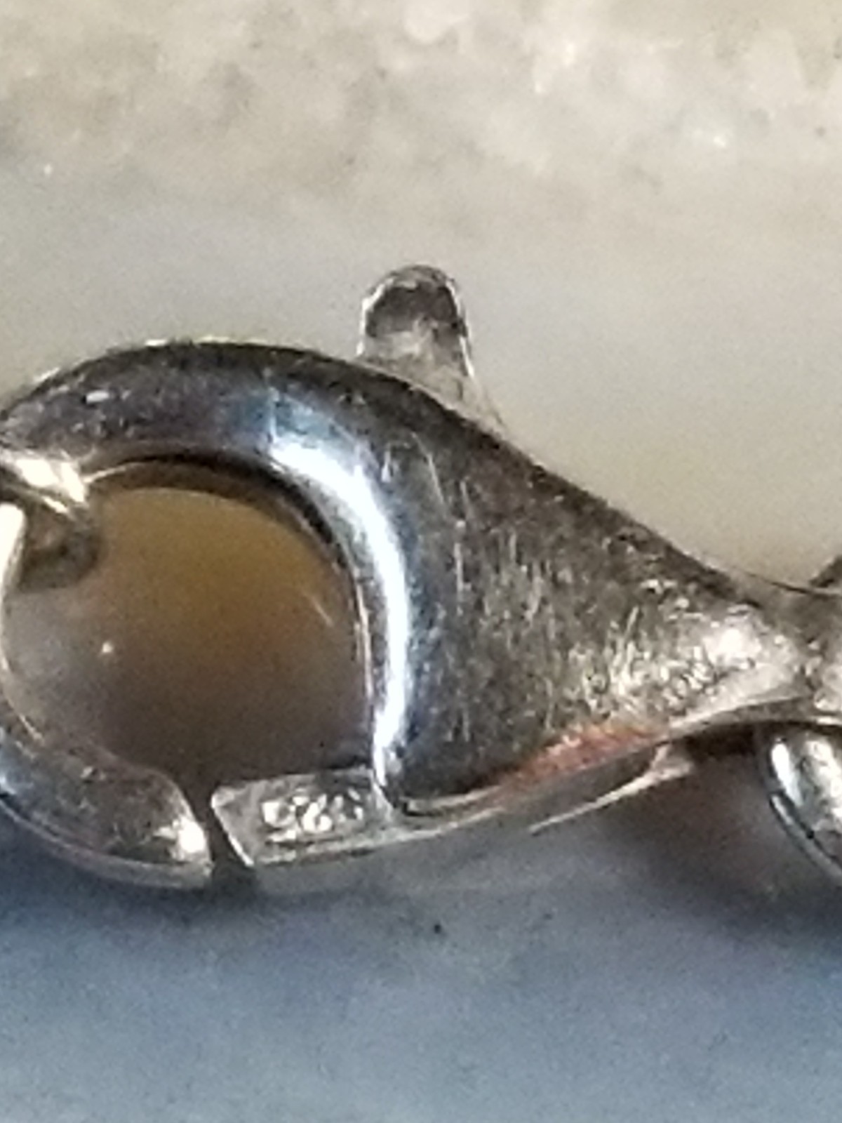 Solid Sterling Silver Green Rhinestone Pendant Ne… - image 8