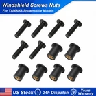 Windshield Screws Nuts Set for YAMAHA Snowmobile 90150-05024-00 90179-05523-00