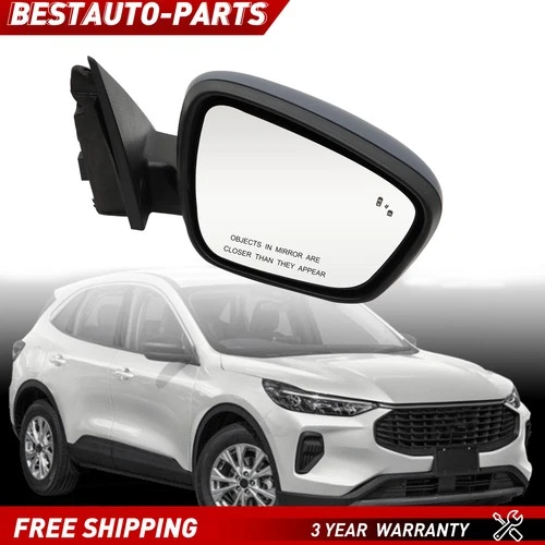 With Rh  For Ford Escape 2020 2021 2022 2023 Right Side Mirror Passenger Side