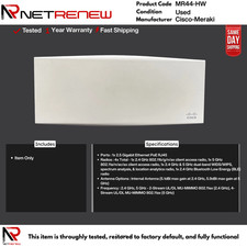 Cisco Meraki MR44-HW Access Point - Unclaimed    Item Only
