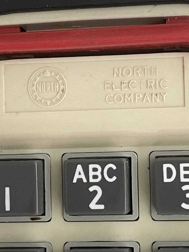 Teléfono Ericofon 1967 RARO pulsador tono táctil Cobra North eléctrico 4 clavijas Foto 2 de 4