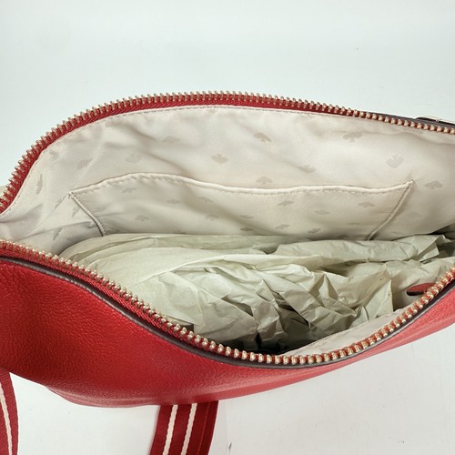 Kate Spade Rosie Crossbody Candied Cherry Red Pebbled Leather Purse - NEW - Picture 12 of 13
