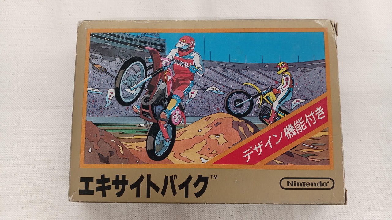 Nintendo Excite Bike FC Software Famicom