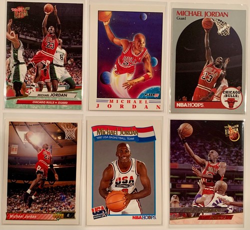 Michael Jordan - 6 Karten Lot - USA Fleer NBAHOOPS Pro Vision Ultra Upper Deck - Bild 1 von 2
