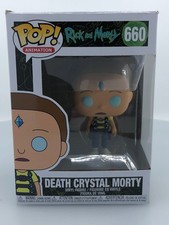 Funko POP! Animation Rick and Morty Death Crystal Morty #660 DAMAGED BOX