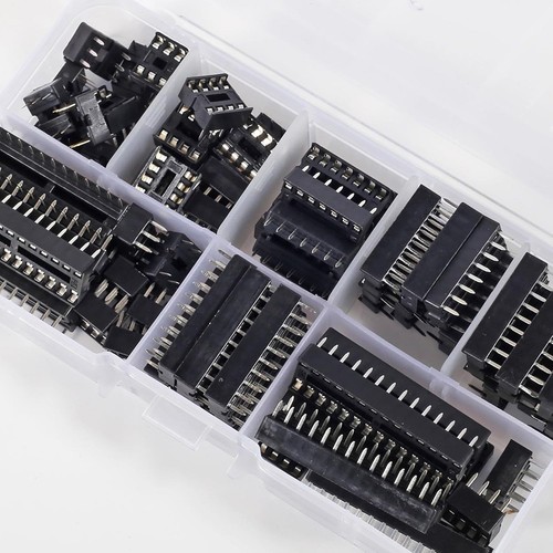 DIP IC Sockets Kit 66PCS with Various Pin Configurations for Electronics - Picture 6 of 11