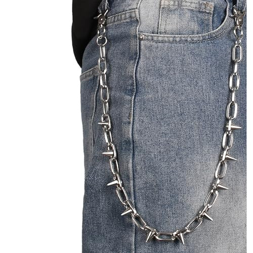 Wallet Chain Pants Chain Hip Hop Punk Jeans Chain Key Chain Goth Heavy Rivet  - Bild 1 von 6