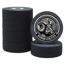 6 PCS Boxing Tape 1" 45ft Black Extra Sticky Athletic Hand Wrapping EZTear