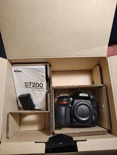 Nikon D7200 24.2MP Digital SLR Camera Black Body Only