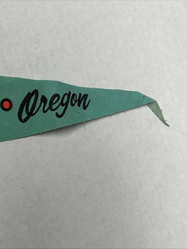 Vintage Portland Oregon Zoo Travel Flag Pennant YB8 - Bild 16 von 16