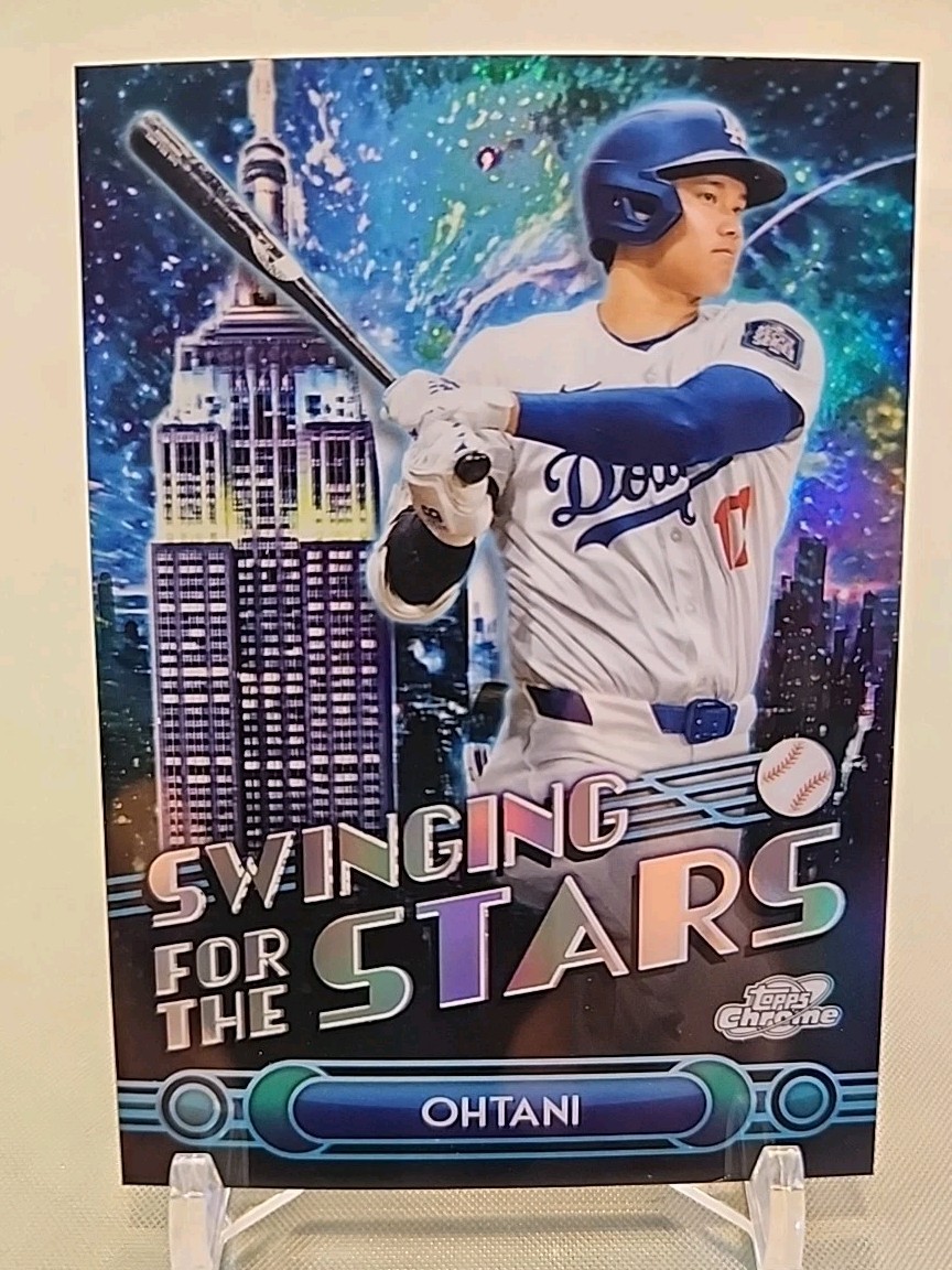 2024 Topps Chrome Shohei Ohtani Swinging For The Stars Insert SP FFNYC Dodgers