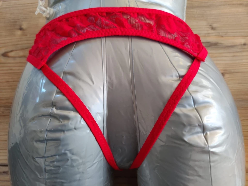 Sexy Dessous: Spitzen-Tanga - ROT - Bild 4 von 4