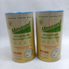 Almased Weight Loss Powder Vanilla 17.6 oz 2 Pack Meal Replacement New