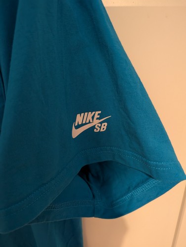 Nike SB Pocket T-Shirt Gr. XL Blau France Olympia Skateboard - Bild 3 von 5