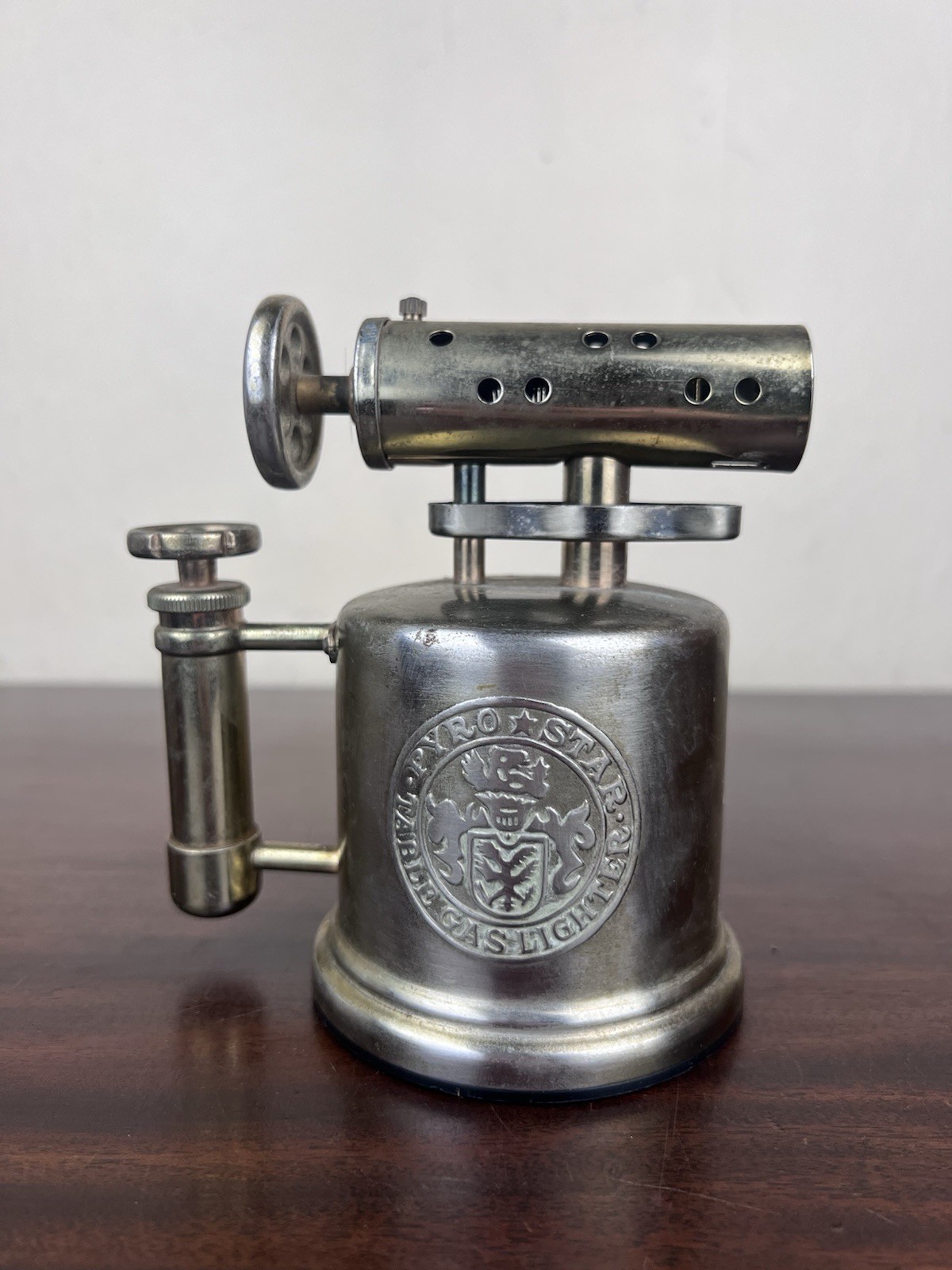 Butane Cigar Torch Gold Tone Untested Patina 5"