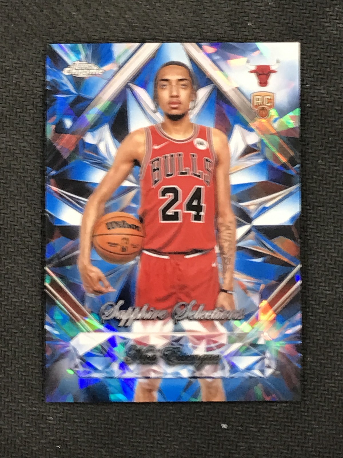 2025-26 Topps Chrome Sapphire Edition #SS-11 Noa Essengue Sapphire Selections