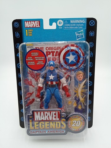 Marvel Legends Retro Marvel Comic 20° Anniversario Capitan America (NUOVO)