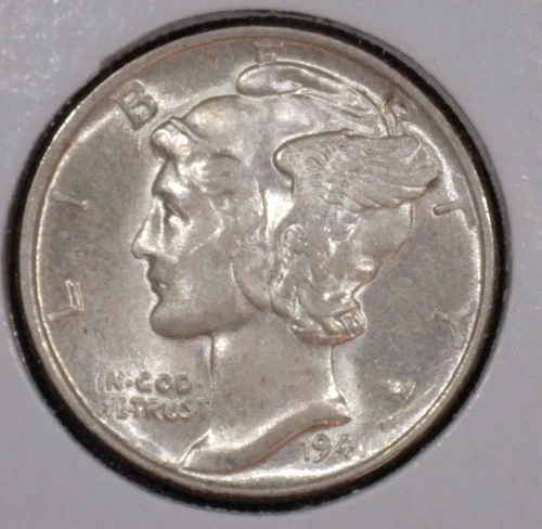 1941 Mercury Head Silver Dime  BU LOT 22