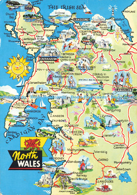 D141444 Nordwales Karte Dennis