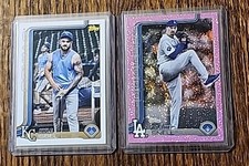 2024 Topps Series Two 2 Kyle Isbel Golden Mirror SSP & Blake Snell Pink Speckle