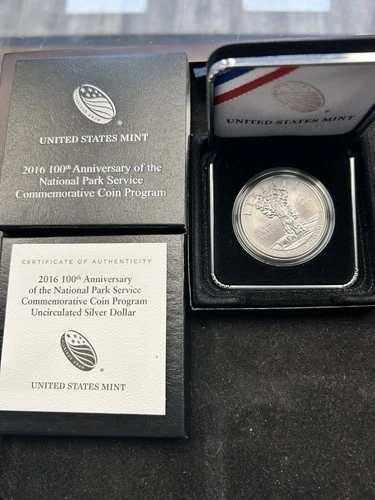 2016 100TH NATIONAL PARK UNCIRCULATED Silver Dollar ++MINT++
