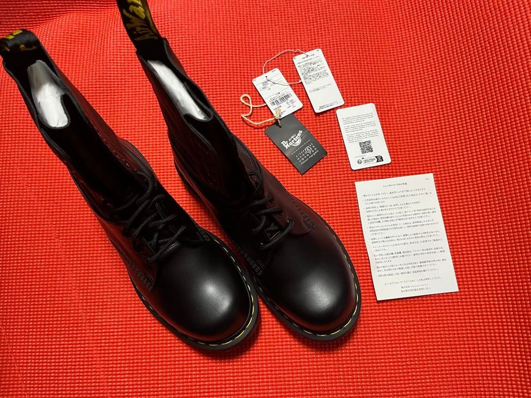 Dr. Martens Men’s Black Work Boots, Slip-Resist Sole, NWT, Size 10 US image 3