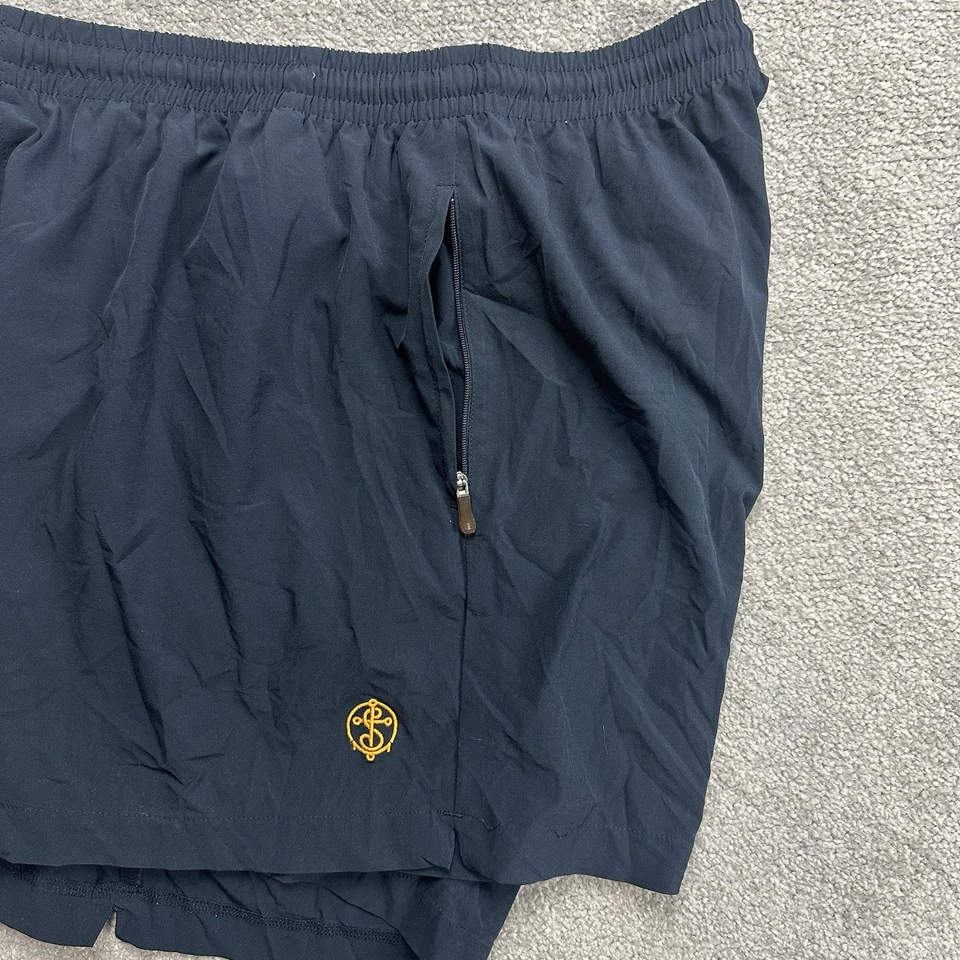 CHAMPION Herren Badehose Badeshorts G-XL Travel Beach Shorts Logo 14408 Blau - Bild 3 von 4