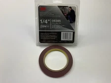 3M 06385 1/4" X 5 Yd GRAY Double Sided Attachment Adhesive Tape, (6385)
